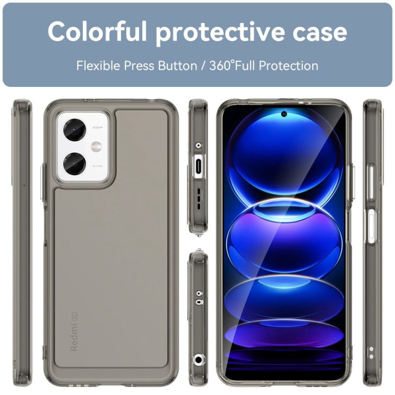 Cover Xiaomi Redmi Note 12 5G Serie Di Caramelle Trasparenti
