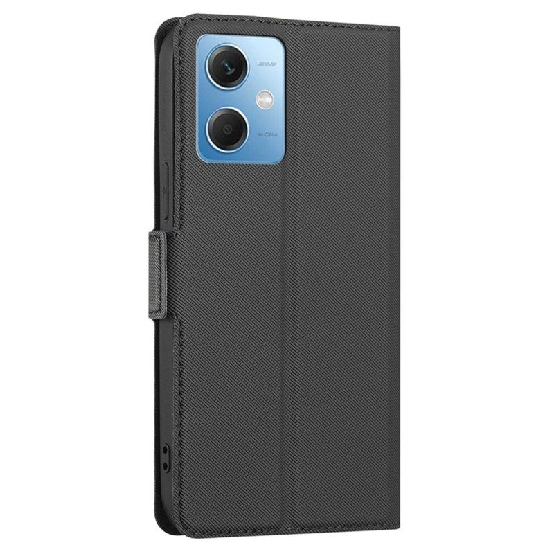 Custodia A Portafoglio Xiaomi Redmi Note 12 5G Bicolore Ultra Fine