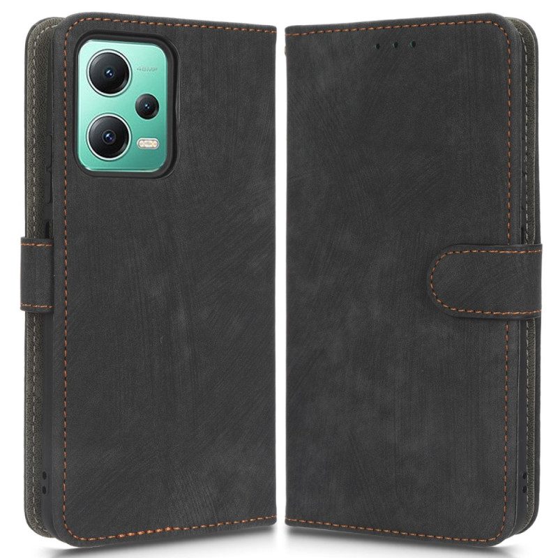 Custodia in pelle Xiaomi Redmi Note 12 5G Ecopelle Vintage