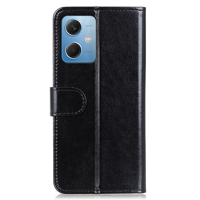 Custodia in pelle Xiaomi Redmi Note 12 5G Finta Pelle Verniciata