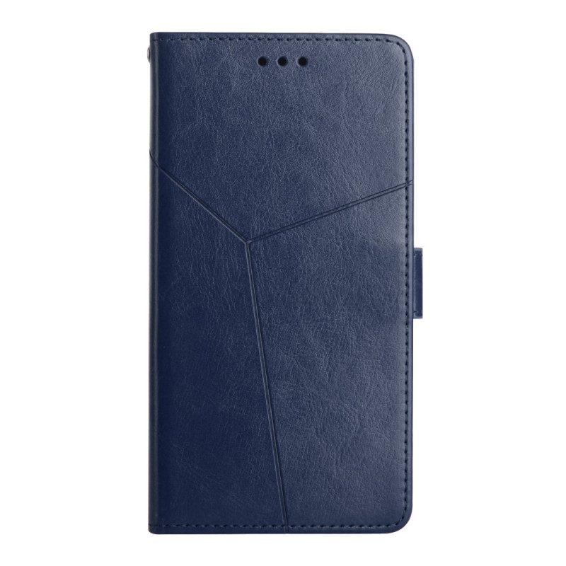 Custodia in pelle Xiaomi Redmi Note 12 5G Y Strappy Design