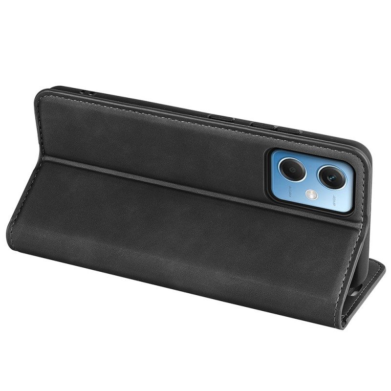 Folio Cover Xiaomi Redmi Note 12 5G Custodia in pelle Stile In Pelle