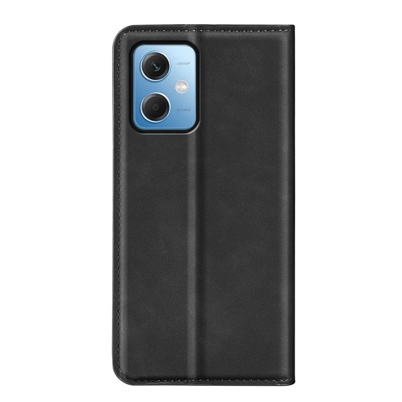 Folio Cover Xiaomi Redmi Note 12 5G Custodia in pelle Stile In Pelle