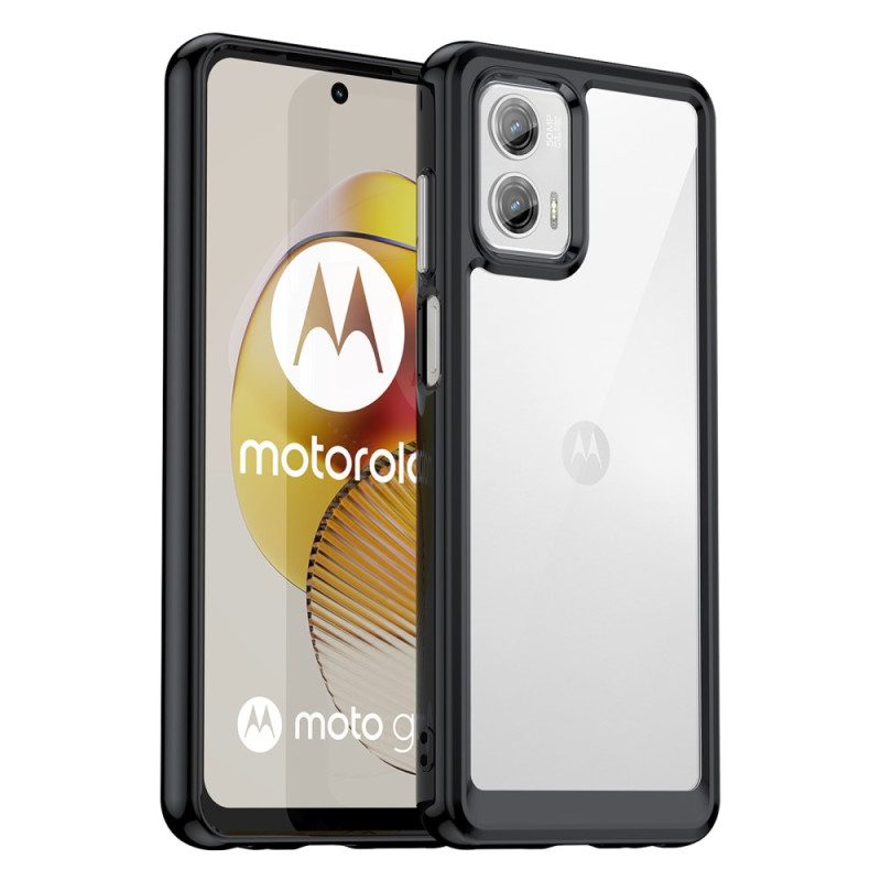 Cover Moto G73 5G Ibrido Trasparente