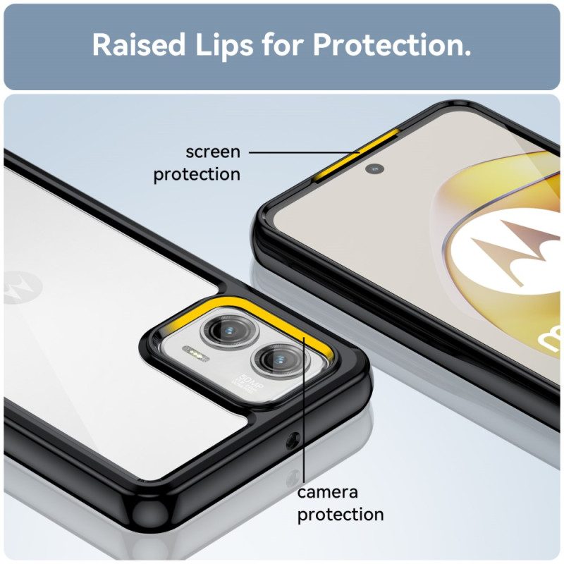 Cover Moto G73 5G Ibrido Trasparente