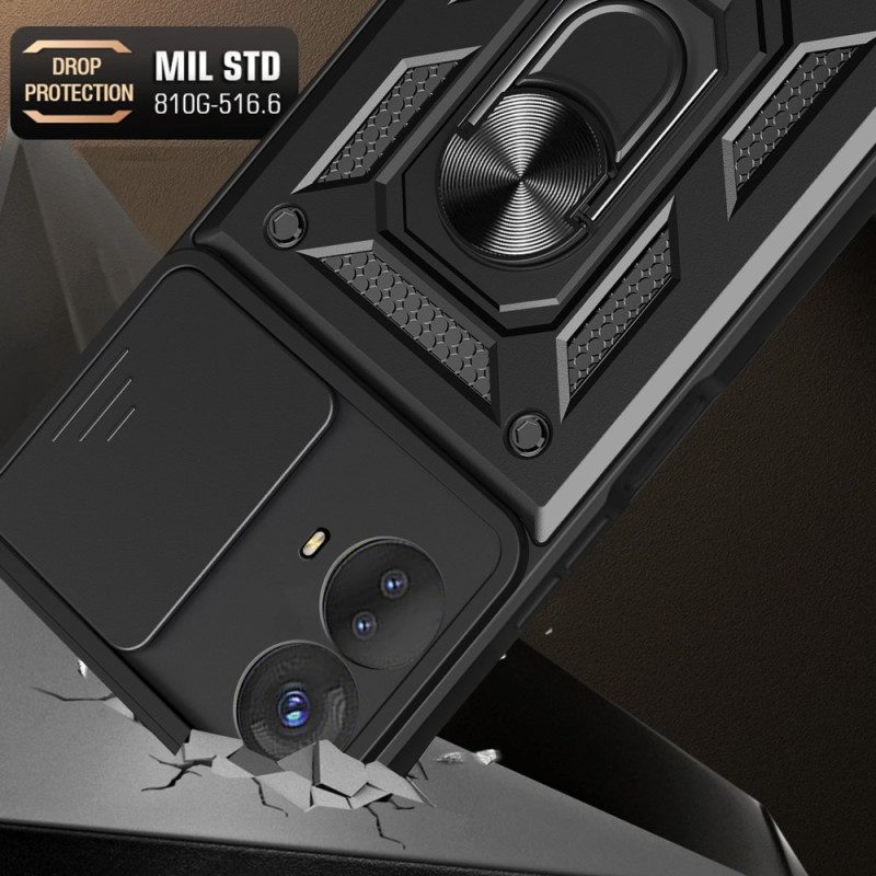 Cover Moto G73 5G Supporto Per Anello E Protezione Per Obiettivo