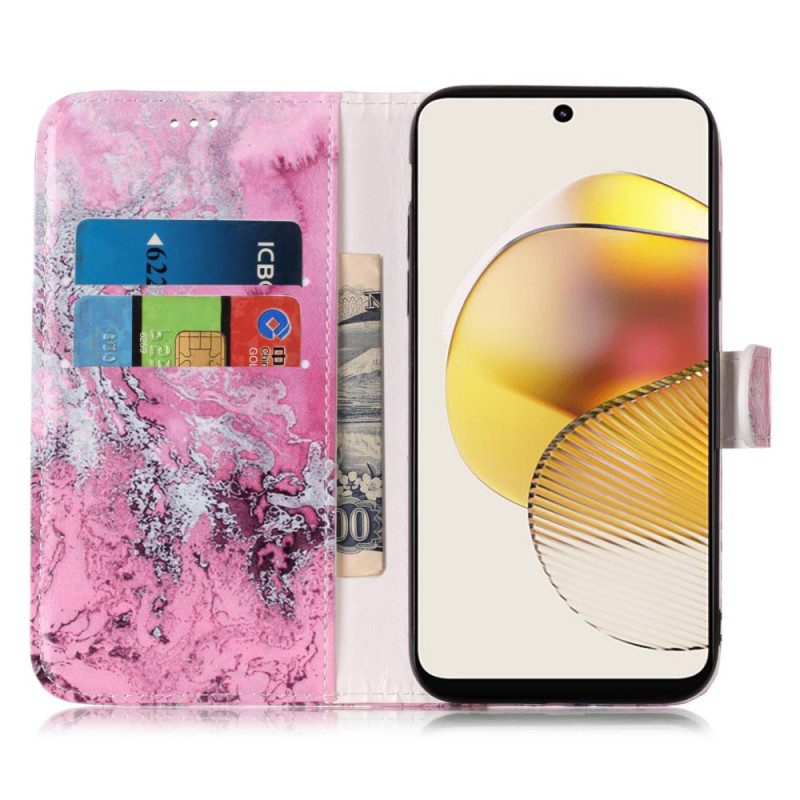 Custodia in pelle Moto G73 5G Cacciatore Di Sogni