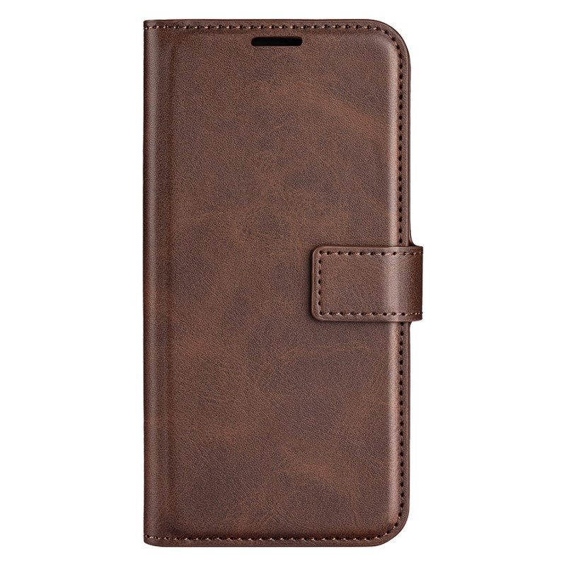 Custodia in pelle Moto G73 5G Effetto Pelle