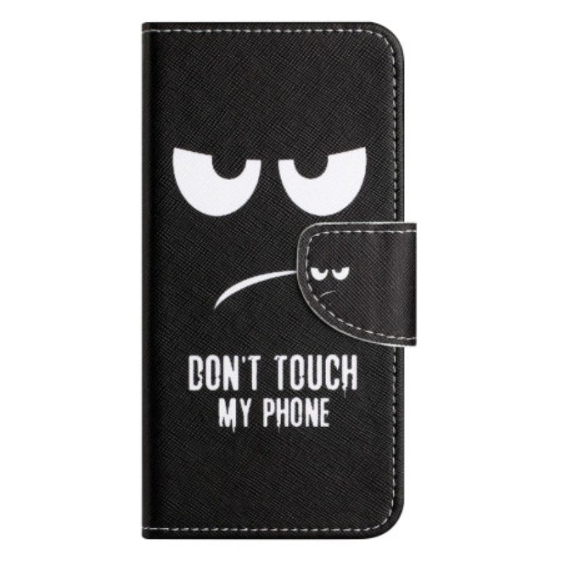 Folio Cover Moto G73 5G Non Toccare Il Mio Telefono