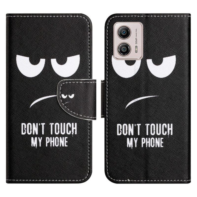 Folio Cover Moto G73 5G Non Toccare Il Mio Telefono