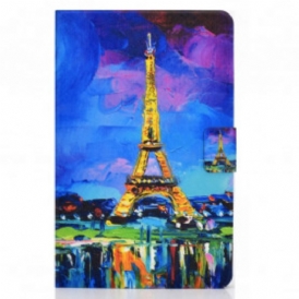 Custodia in pelle Huawei MatePad New Torre Eiffel