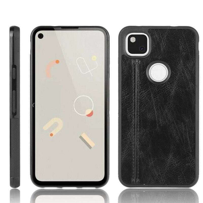 Cover Google Pixel 4A Effetto Pelle Couture