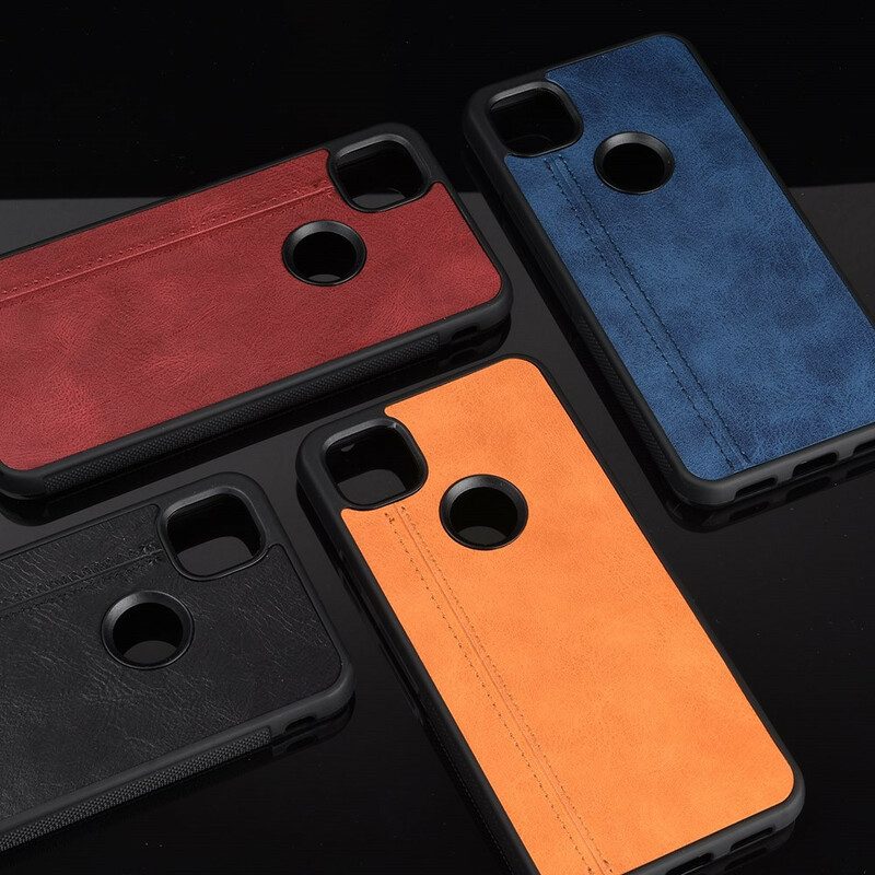 Cover Google Pixel 4A Effetto Pelle Couture