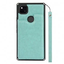 Cover Google Pixel 4A Supporto Porta Carte E Cordino