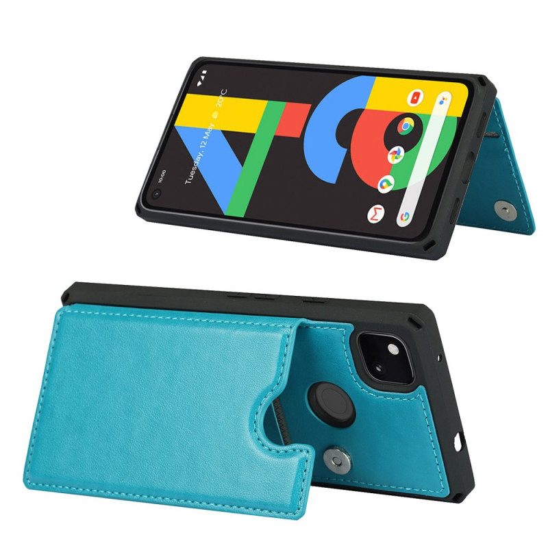Cover Google Pixel 4A Supporto Porta Carte E Cordino