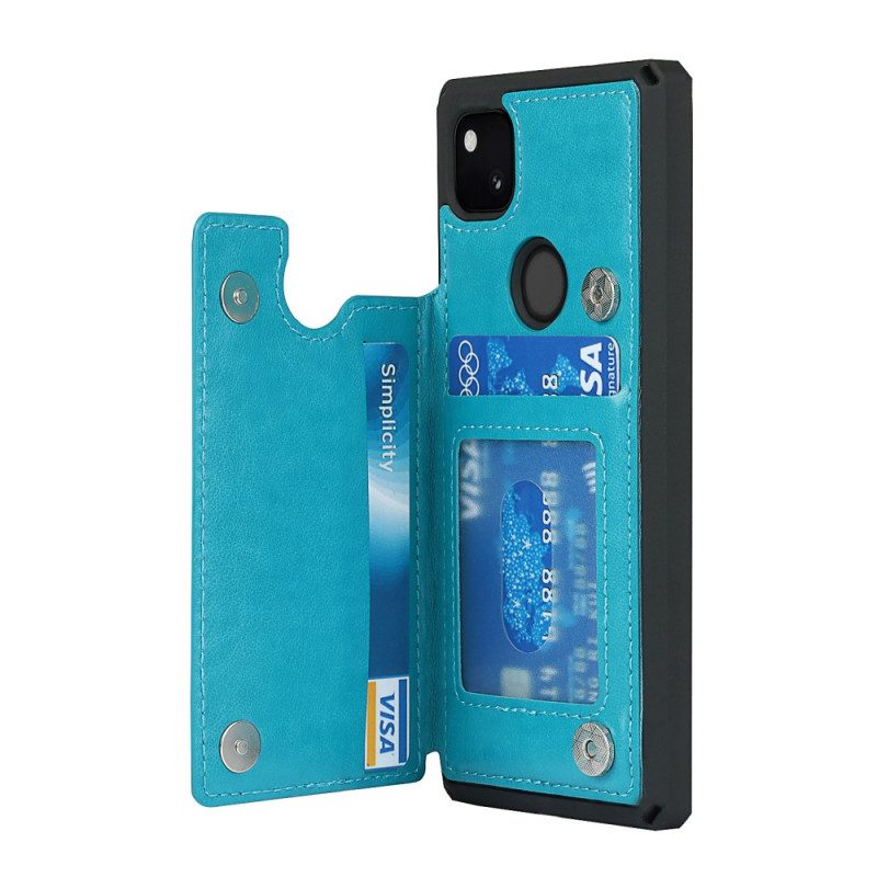 Cover Google Pixel 4A Supporto Porta Carte E Cordino