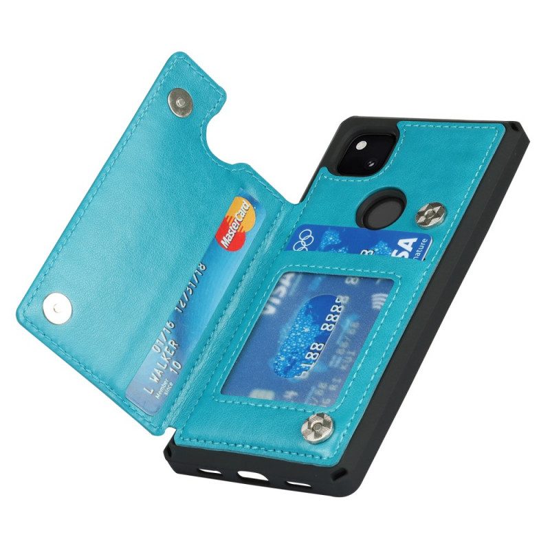 Cover Google Pixel 4A Supporto Porta Carte E Cordino