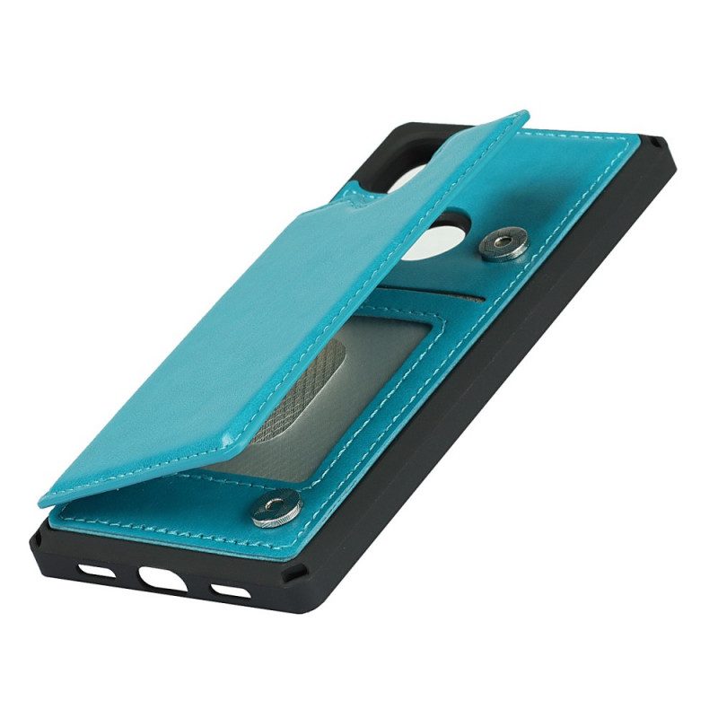 Cover Google Pixel 4A Supporto Porta Carte E Cordino