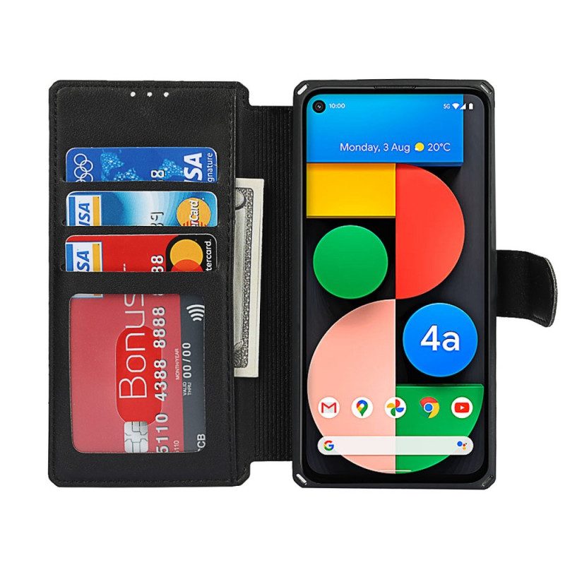 Custodia in pelle Google Pixel 4A Cinturino In Ecopelle