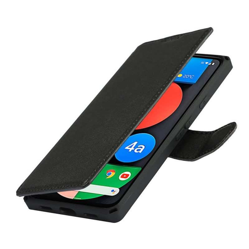 Custodia in pelle Google Pixel 4A Cinturino In Ecopelle