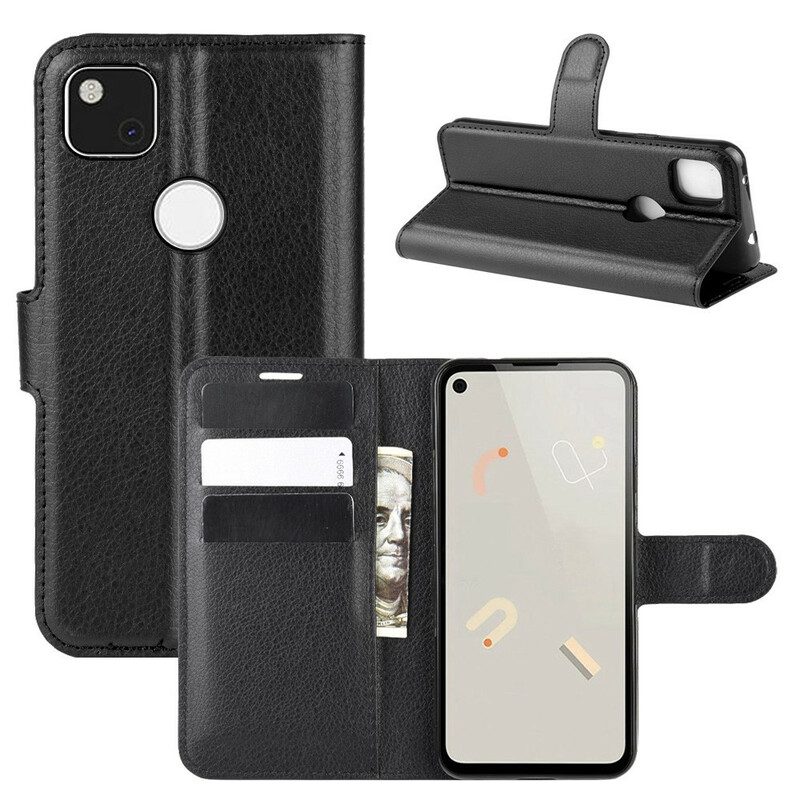 Custodia in pelle Google Pixel 4A Classico