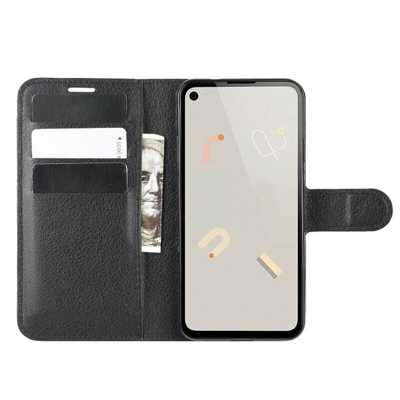 Custodia in pelle Google Pixel 4A Classico