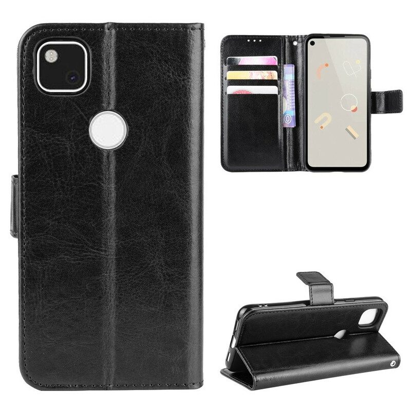 Custodia in pelle Google Pixel 4A Ecopelle Appariscente