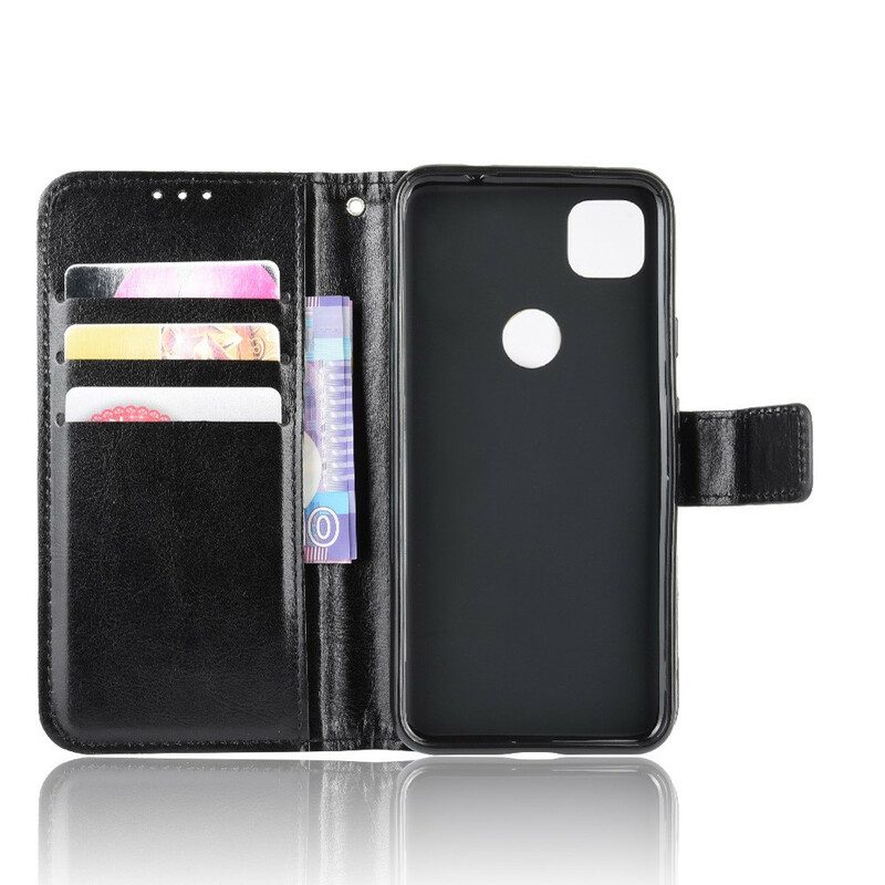 Custodia in pelle Google Pixel 4A Ecopelle Appariscente