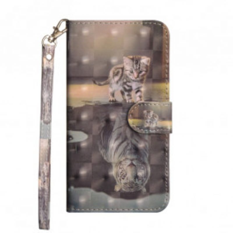 Custodia in pelle Google Pixel 4A Ernesto La Tigre