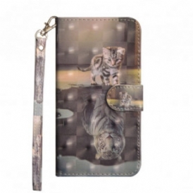 Custodia in pelle Google Pixel 4A Ernesto La Tigre