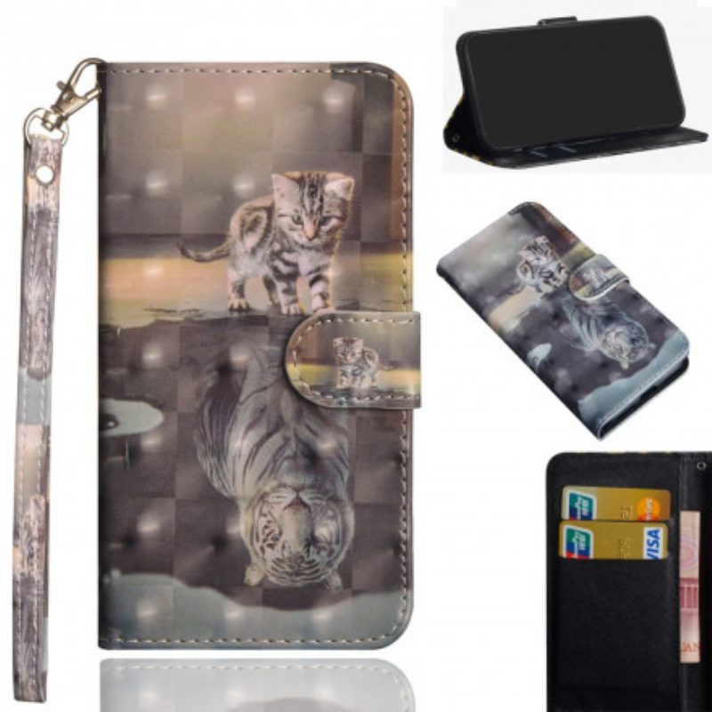 Custodia in pelle Google Pixel 4A Ernesto La Tigre