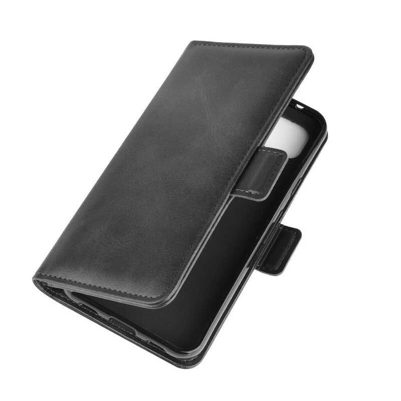 Custodia in pelle Google Pixel 4A Folio Cover Doppio Lembo