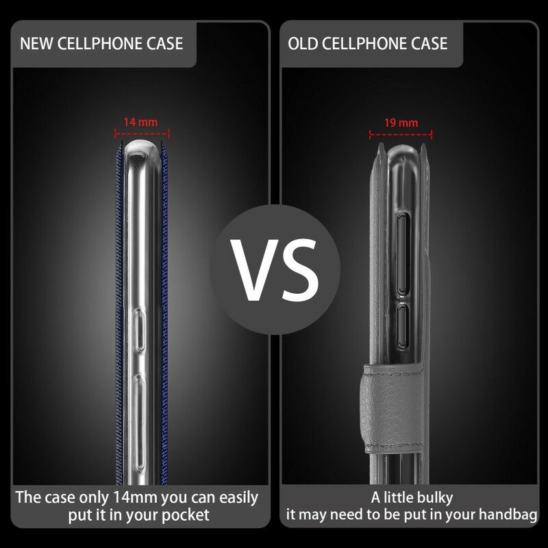 Custodia in pelle Google Pixel 4A Serie Bicolore Baiyu