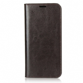 Folio Cover Google Pixel 4A Custodia in pelle Pelle Vera