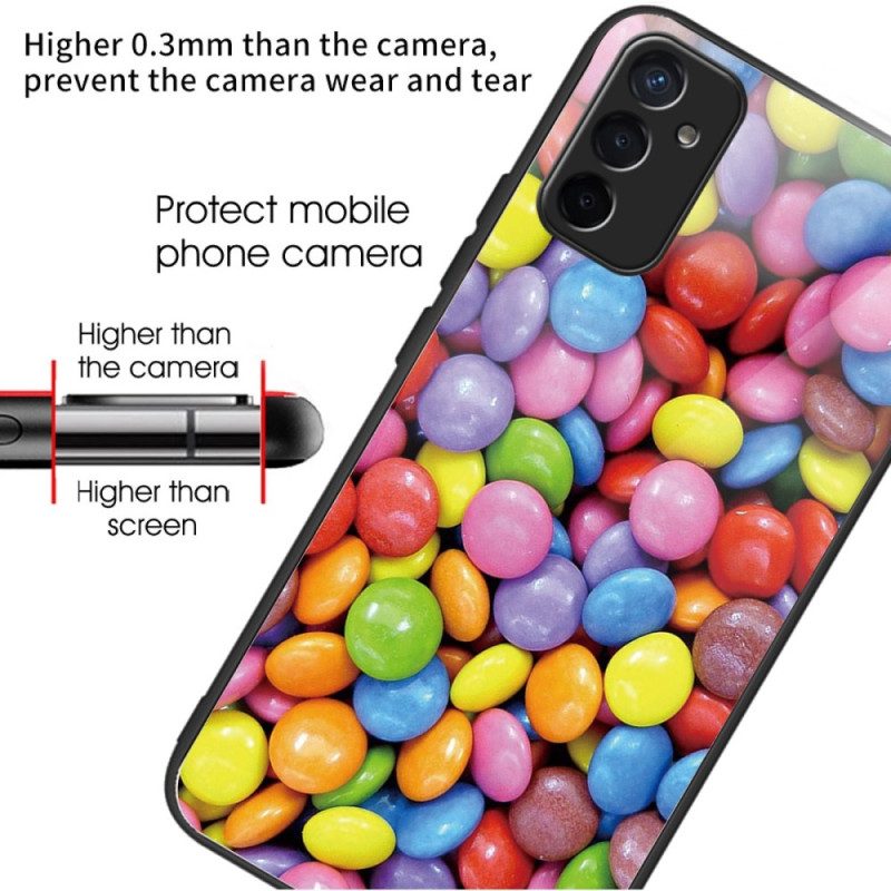 Cover Samsung Galaxy M13 Caramelle In Vetro Temperato