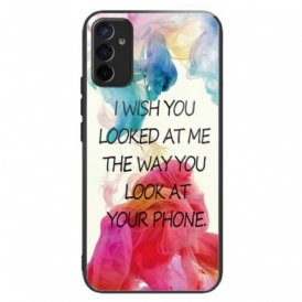 Cover Samsung Galaxy M13 Vetro Temperato Che Desidero