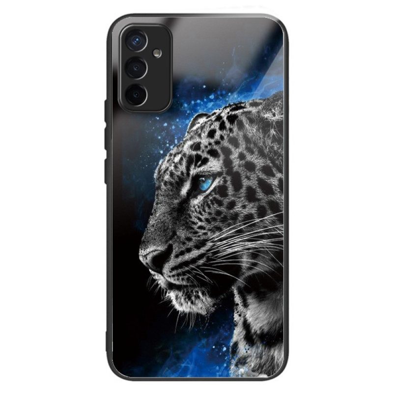 Cover Samsung Galaxy M13 Vetro Temperato Tigre