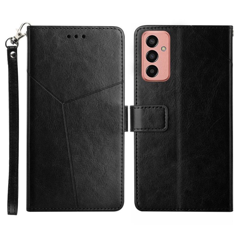 Custodia in pelle Samsung Galaxy M13 Design Y In Pelle Stile