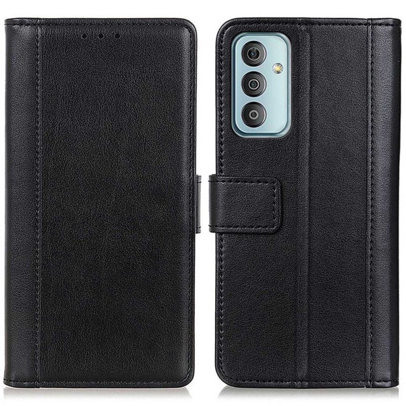 Custodia in pelle Samsung Galaxy M13 Stile In Pelle