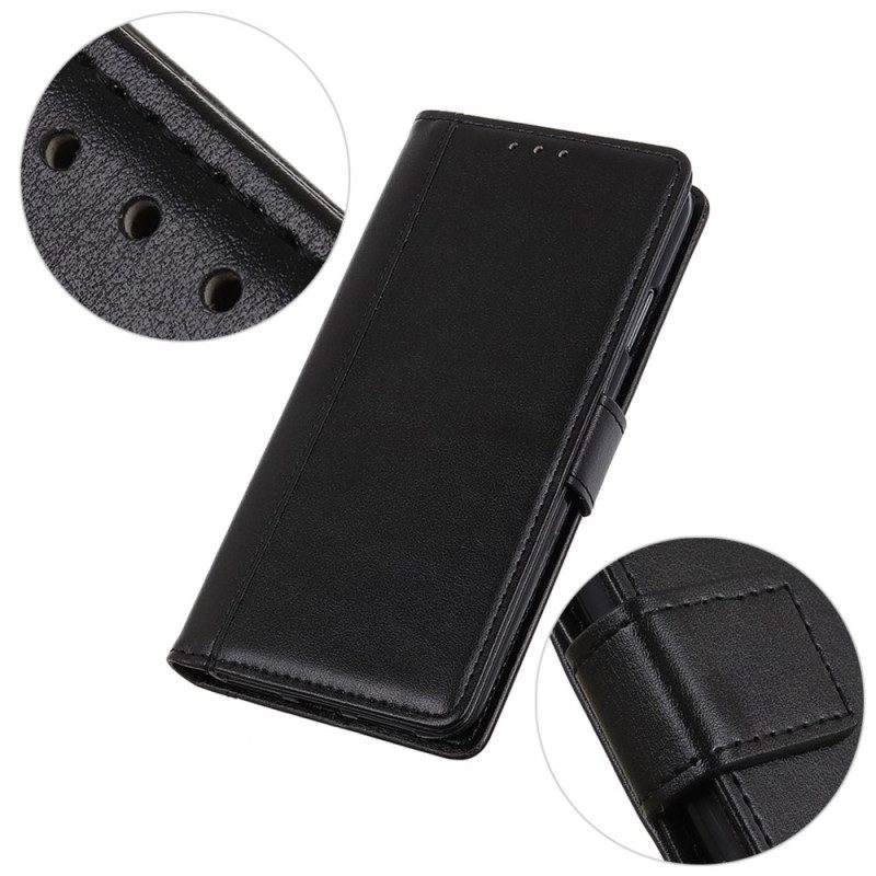 Custodia in pelle Samsung Galaxy M13 Stile In Pelle
