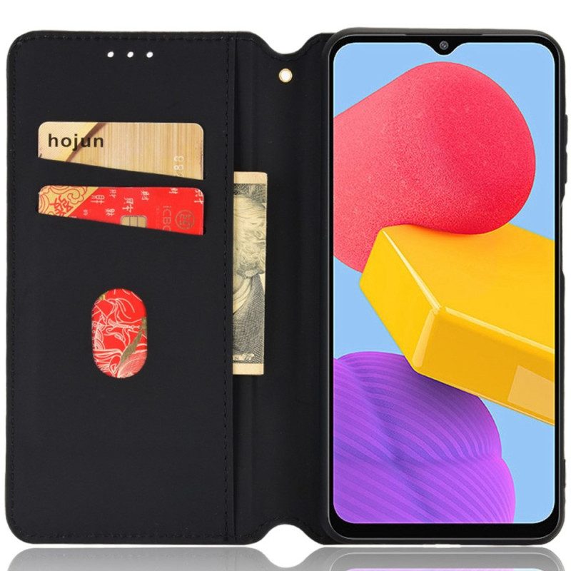 Folio Cover Samsung Galaxy M13 Custodia in pelle Cubi 3d
