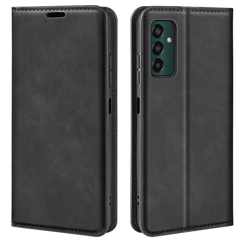 Folio Cover Samsung Galaxy M13 Custodia in pelle Effetto Pelle
