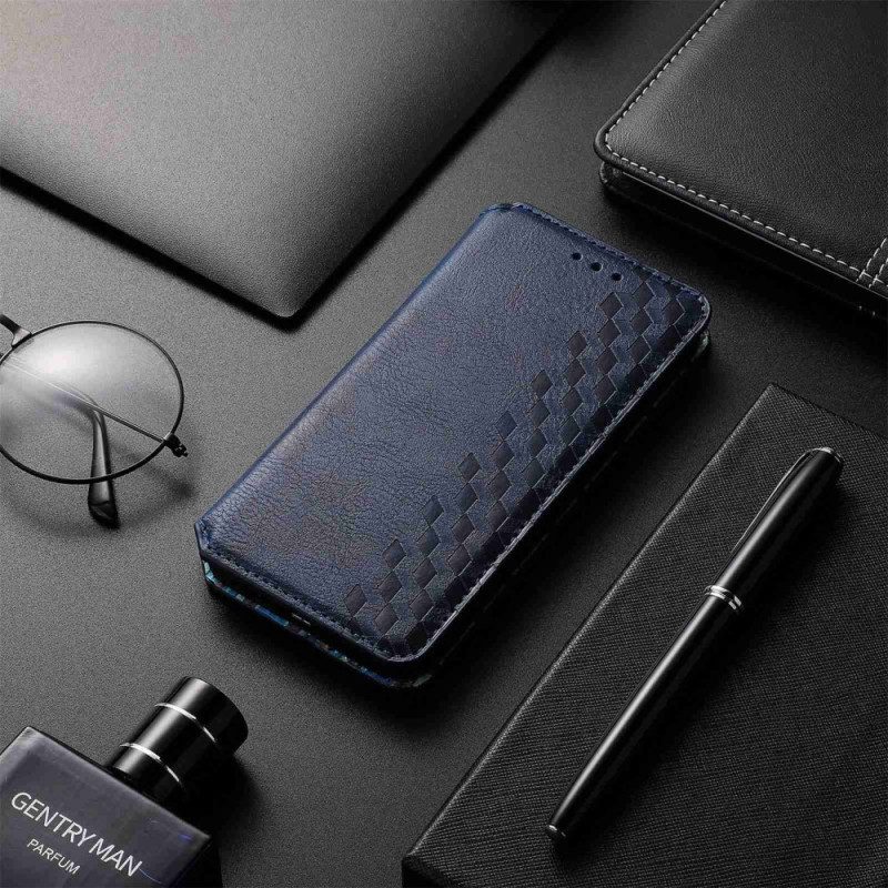 Folio Cover Samsung Galaxy M13 Custodia in pelle Fantasia Effetto Pelle