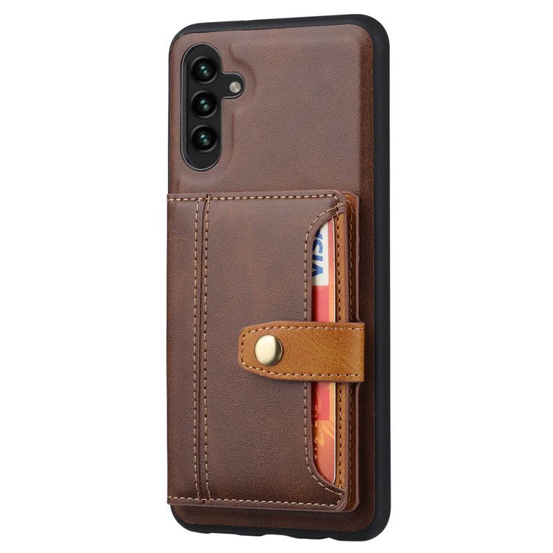Cover Samsung Galaxy A54 5G Cinghia Di Supporto Per Porta Carte
