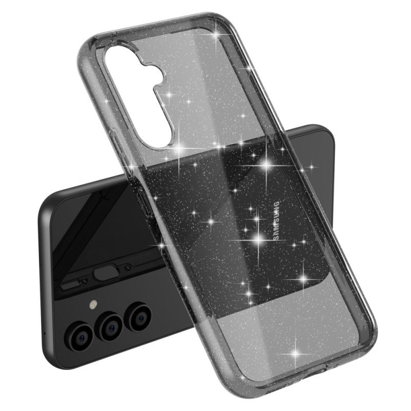 Cover Samsung Galaxy A54 5G Paillettes Trasparenti