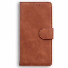 Custodia in pelle Samsung Galaxy A54 5G Cuciture A Vista
