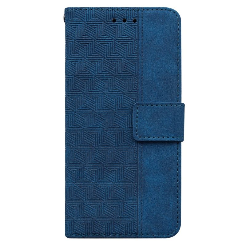 Custodia in pelle Samsung Galaxy A54 5G Modelli Discreti E Cinturino