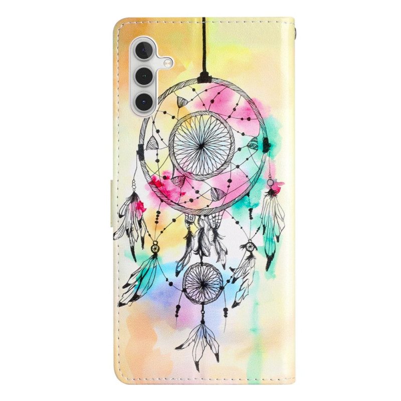 Folio Cover Samsung Galaxy A54 5G Acchiappasogni Artistico