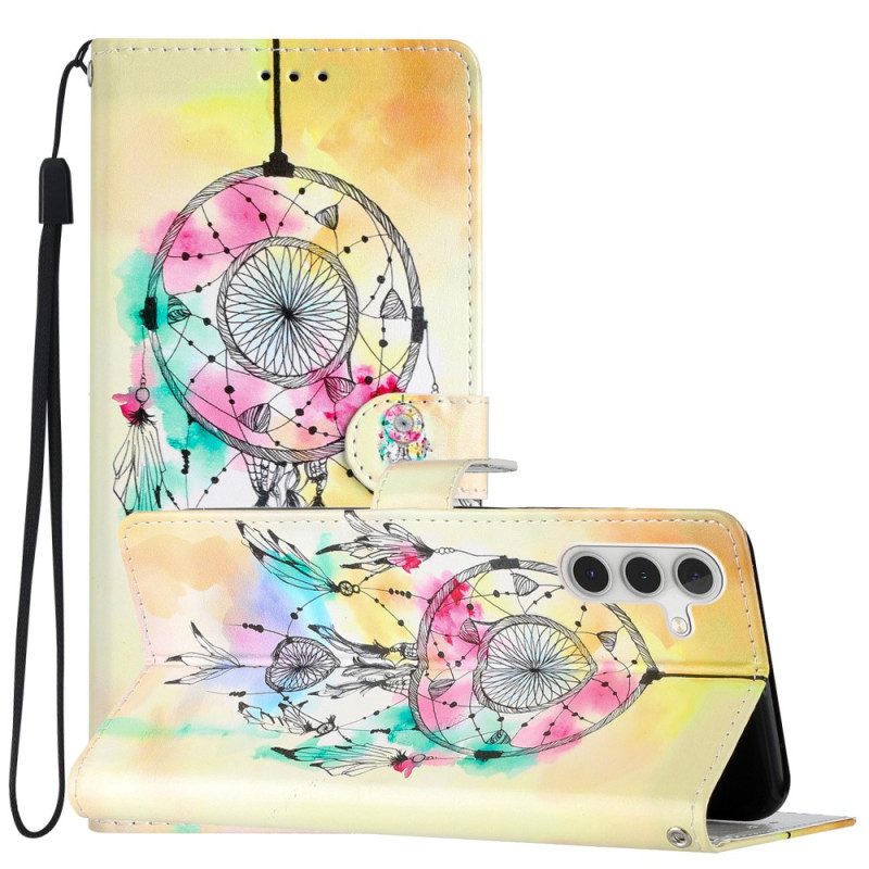 Folio Cover Samsung Galaxy A54 5G Acchiappasogni Artistico