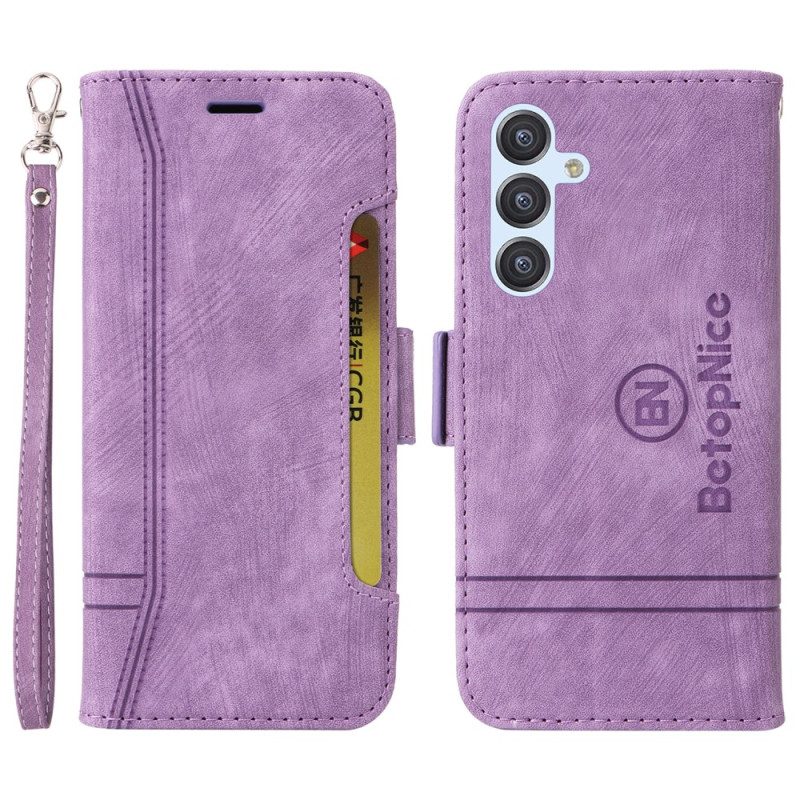 Folio Cover Samsung Galaxy A54 5G Betopnice Porta Carte Frontale